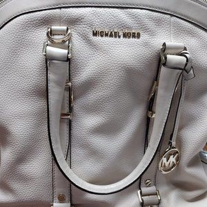 Large white Michael Kors purse